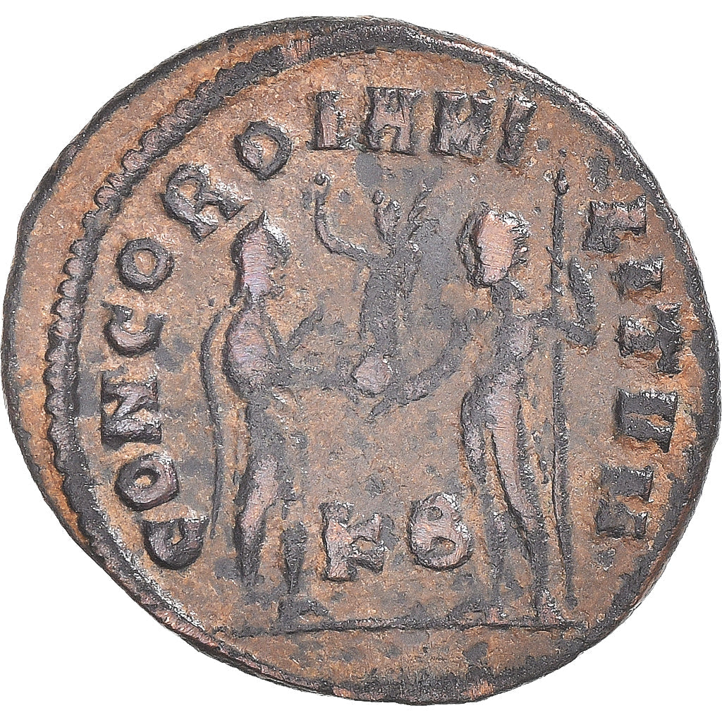 Moneta,
Costantino I,
Æ radiata