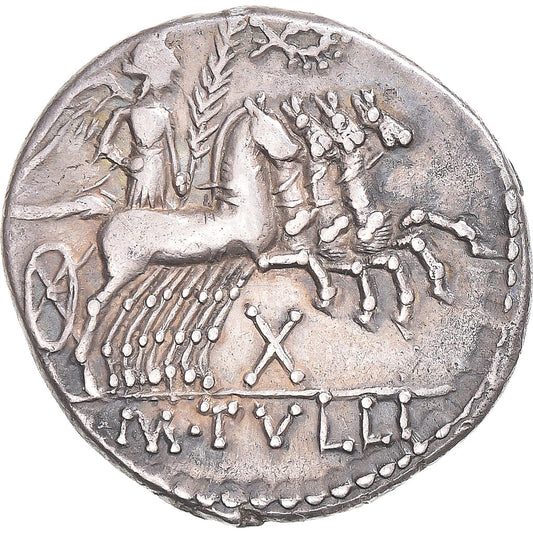Coniare, 
  
  Tullia, 
  
  Denario