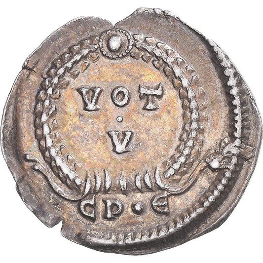 Coniare, 
  
  Valente, 
  
  Siliqua