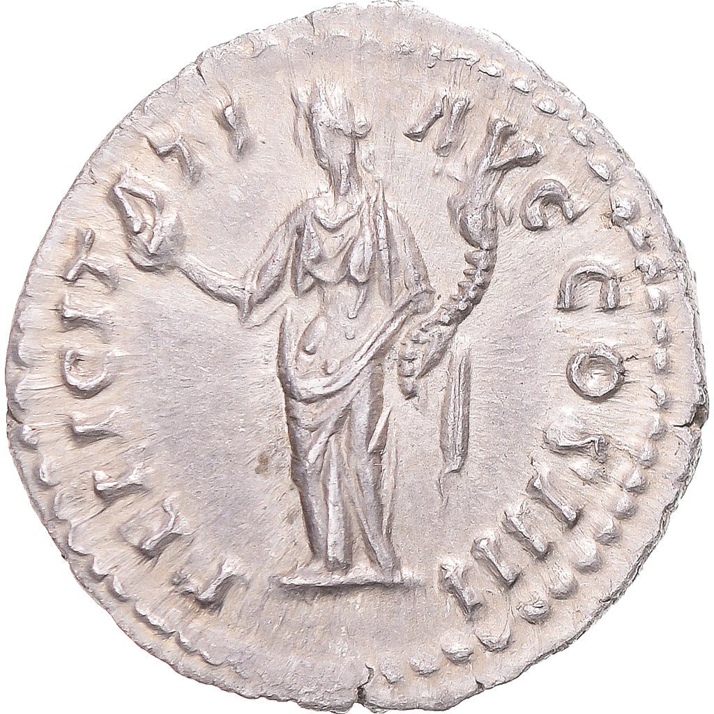 Coniare, 
  
  Antonino Pio, 
  
  Denario