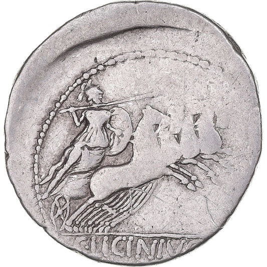 Coniare, 
  
  Licinia, 
  
  Denario