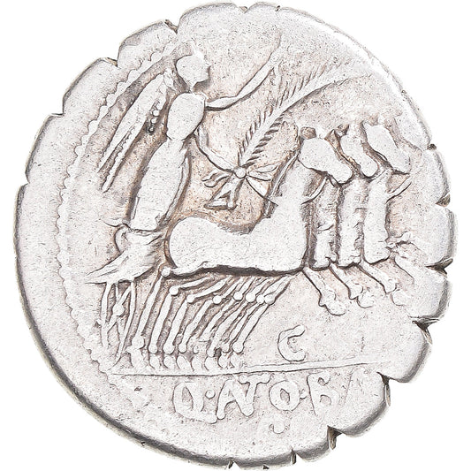 Coniare, 
  
  Antonia, 
  
  Denario Serrato