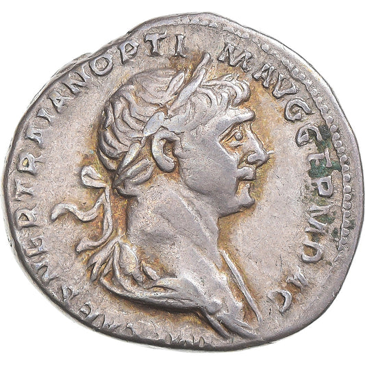 Coniare, 
  
  Traiano, 
  
  Denario