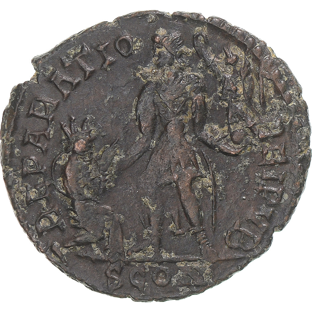 Coniare, 
  
  Valentiniano II, 
  
  Æ