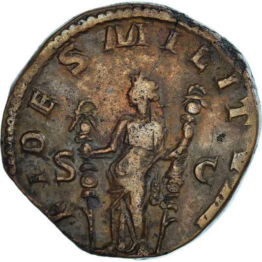 Coniare, 
  
  Filippo I, 
  
  Sesterzio