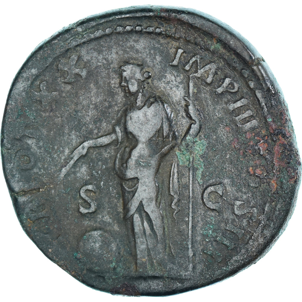 Coniare, 
  
  Marco Aurelio, 
  
  Sesterzio