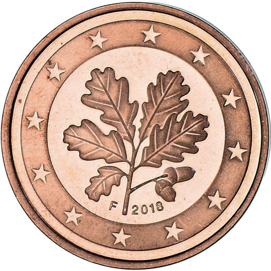Germania,
2 centesimi di euro,
2018