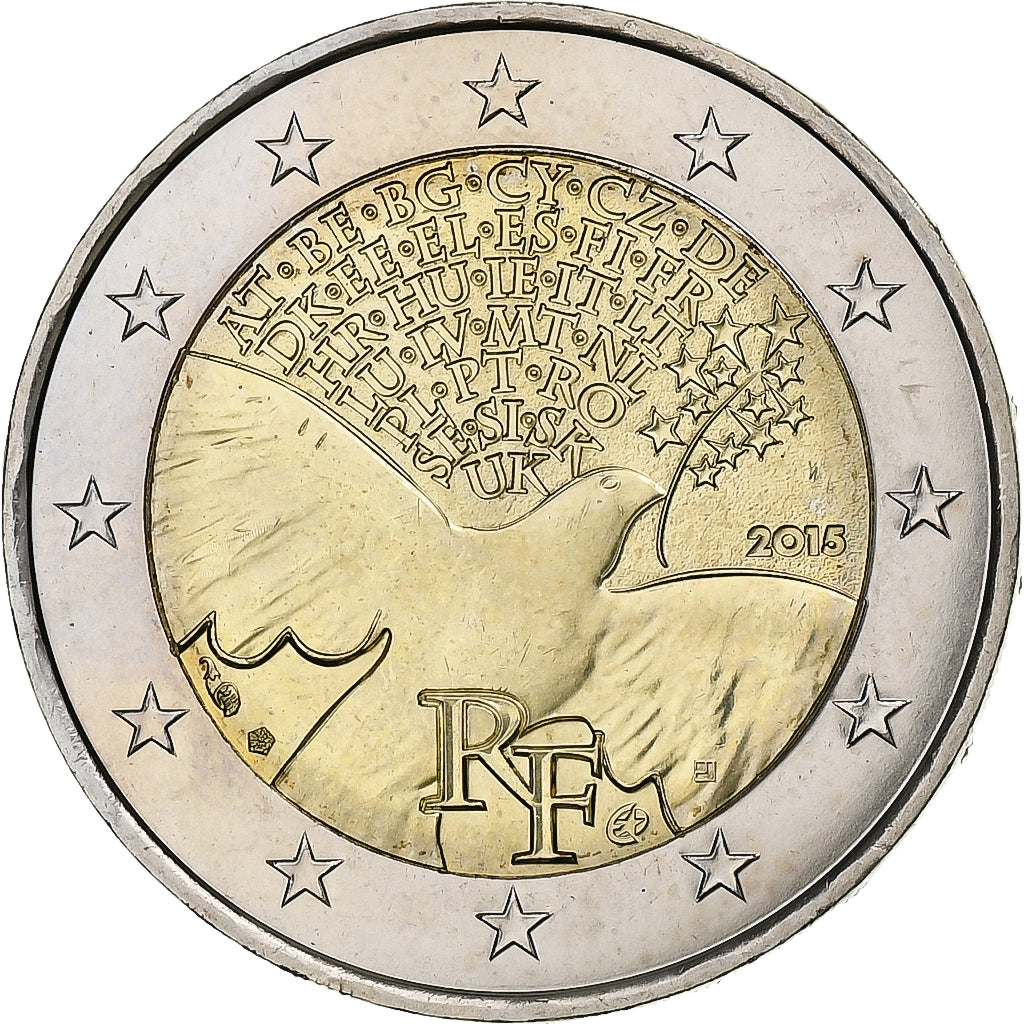 Francia,
2 Euro,
Pace