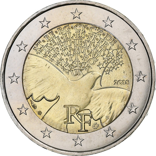 Francia,
2 Euro,
Pace