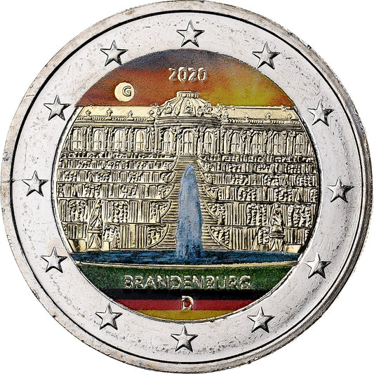 GERMANIA - REPUBBLICA FEDERALE,
2 Euro,
Colorata