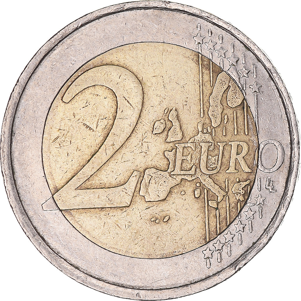Germania,
2 Euro,
Stella di prova girevole con bordo da 2€