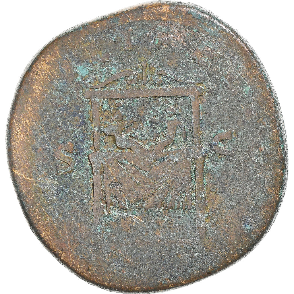 Coniare, 
  
  Faustina II, 
  
  Sesterzio