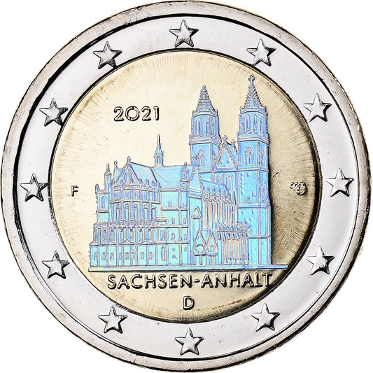 Germania, 
  
  2 euro, 
  
  Sassonia-Anhalt